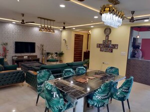 Dining Room in 2 BHK Apartment at Tharwani Heights, Sanpada – for Rent
