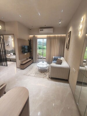 Living Room in 2 BHK Apartment at Rutu City, Thane West – for Sale