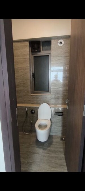 Bathroom in 2 BHK Apartment at Sheth Auris Serenity Tower 2, Malad West – for Rent