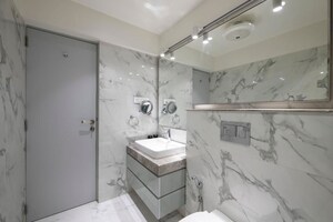 Bathroom in 2 BHK Apartment at Raheja Ridgewood, Goregaon East – for Rent