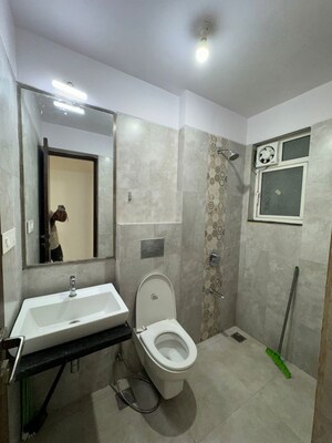Bathroom in 2 BHK Apartment at Omkar Ananta, Goregaon East – for Rent
