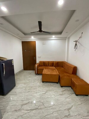 Living Room in 1 BHK Apartment at Sainik Farm – for Rent
