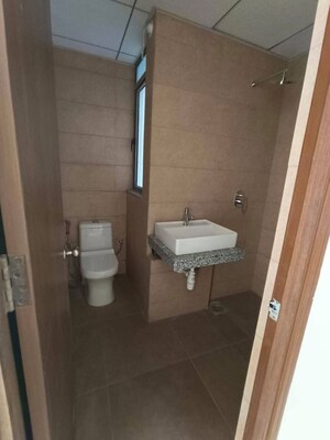 Bathroom in 1 BHK Apartment at Piramal Vaikunth Vairat, Balkum Pada – for Rent