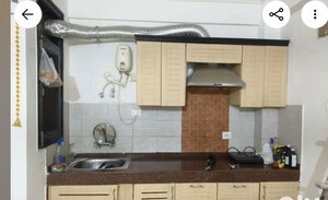 Kitchen in 1 RK Builder Floor at Aman Vihar – for Rent