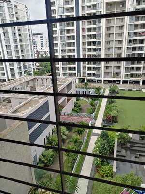 Balcony in 1 BHK Apartment at Abhinav Pebbles Urbania, Bavdhan – for Rent