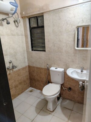 Bathroom in 2 BHK Apartment at Nagpal Meadows Habitat, Pashan – for Rent