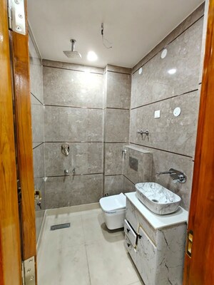 Bathroom in 3 BHK Builder Floor at Rajouri Garden – for Rent