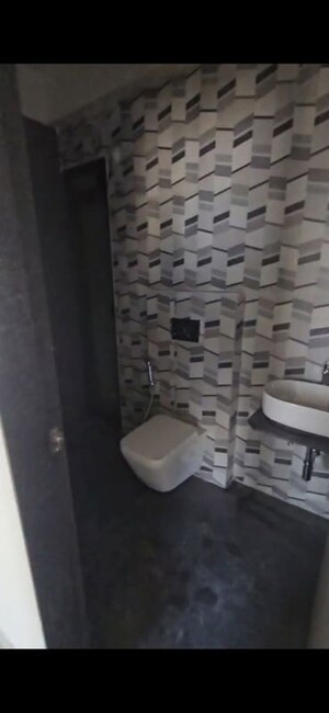 Bathroom in 2 BHK Apartment at Dhamji Shamji Mahavir Spring Tulip Phase 1, Pokhran Road No Two – for Sale