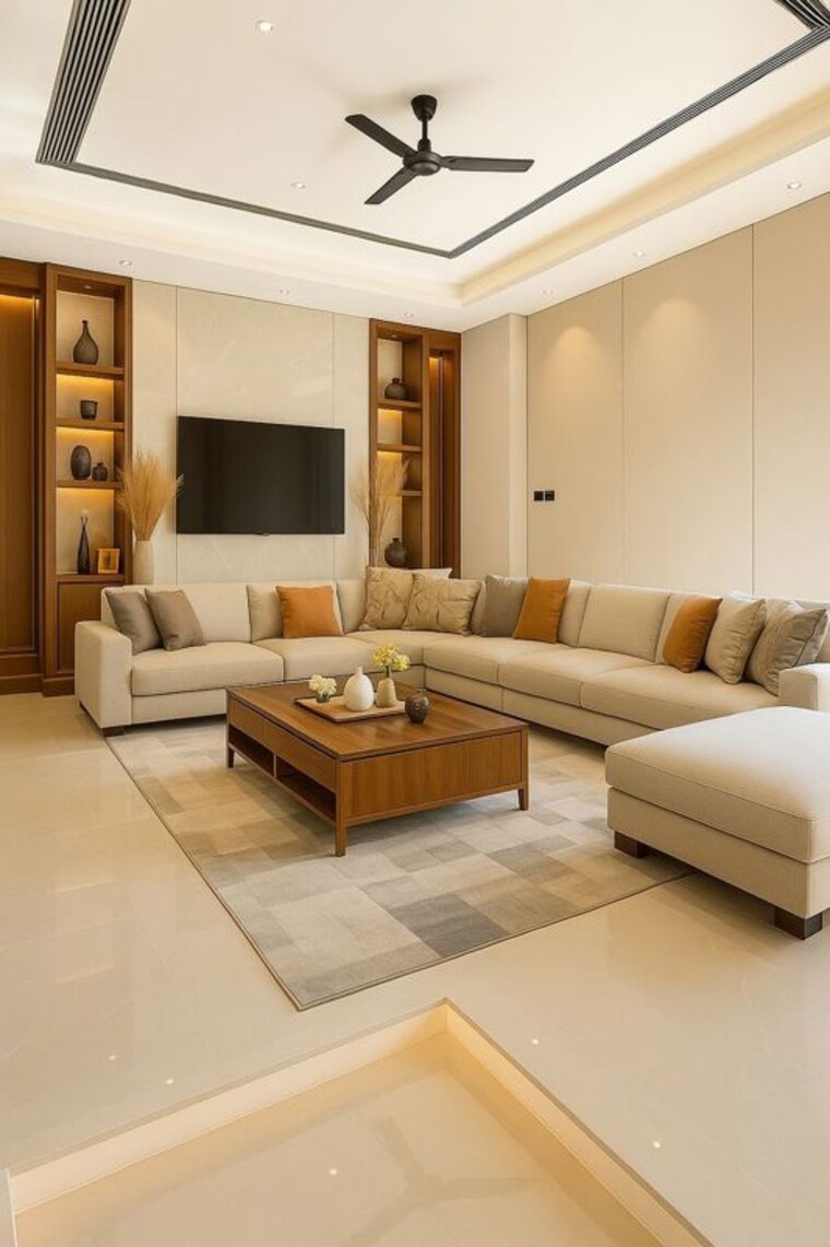 Living Room, kannadi ii 3 Bedroom 1300 Sq.Ft. Villa In KannadI Ii Palakkad 10611893