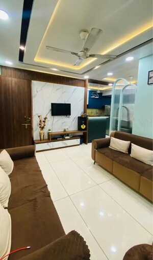 Living Room in 1 BHK Apartment at GK Rose Icon, Pimple Saudagar – for Rent