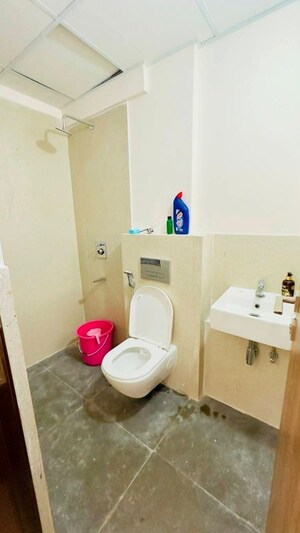 Bathroom in 1 BHK Apartment at Piramal Vaikunth, Balkum Pada – for Rent