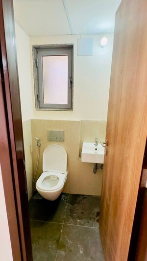 Bathroom in 1 BHK Apartment at Piramal Vaikunth, Balkum Pada – for Rent
