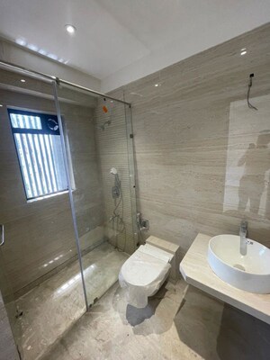 Bathroom in 2 BHK Apartment at Navkarmik Shiv Laj, Santacruz West – for Rent
