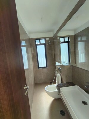 Bathroom in 2 BHK Apartment at Akshar Green World, Dighe – for Rent