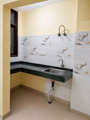 Kitchen in 1 BHK Apartment at Freedom Fighters Enclave – for Rent