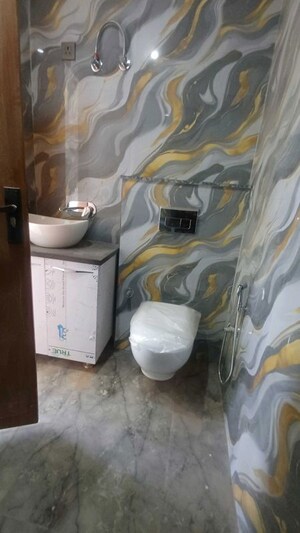 Bathroom in 3 BHK Builder Floor at Palam Vihar Residents Association, Palam Vihar – for Rent