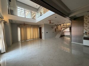 Living Room in 4 BHK Penthouse at Pashmina Waterfront, Old Madras Road – for Rent