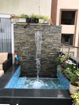 Balcony in 4 BHK Penthouse at Pashmina Waterfront, Old Madras Road – for Rent