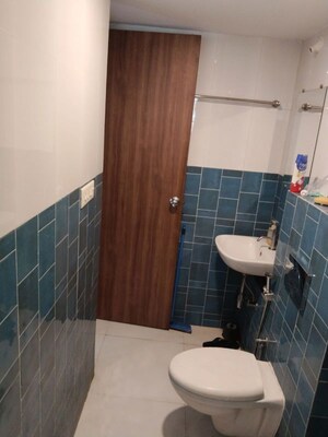 Bathroom in 2 BHK Apartment at Lodha Amara, Kolshet Road – for Rent