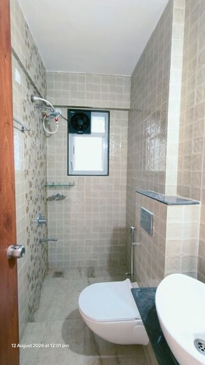 Bathroom in 2 BHK Apartment at Badhekar Arunali, Kothrud – for Rent
