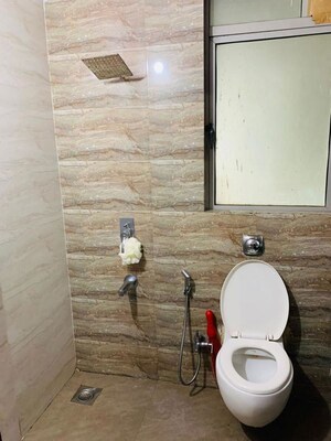 Bathroom in 2 BHK Apartment at Adhiraj Gardens, Kharghar – for Sale