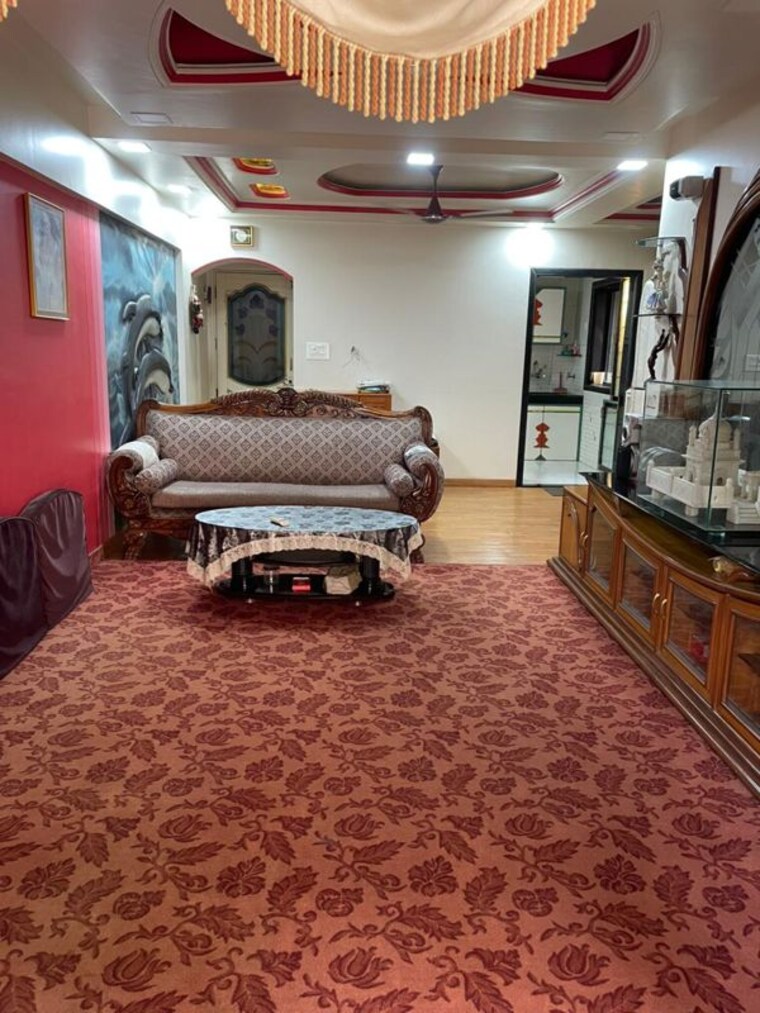 Living Room, nivedita-garden 2 Bedroom 1100 Sq.Ft. Apartment In Kondhwa Pune 10612023