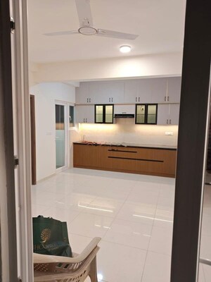 Kitchen in 3 BHK Apartment at Godrej Aqua, International Airport Road – for Rent