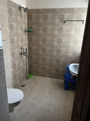 Bathroom in 3.5 BHK Builder Floor at Rohtas Presidential Tower, Vibhuti Khand – for Rent