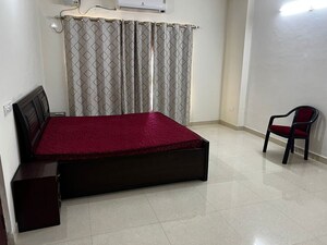 Bedroom in 3.5 BHK Builder Floor at Rohtas Presidential Tower, Vibhuti Khand – for Rent