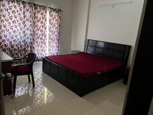 Bedroom in 3.5 BHK Builder Floor at Rohtas Presidential Tower, Vibhuti Khand – for Rent