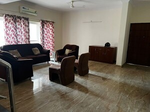 Living Room in 3.5 BHK Builder Floor at Rohtas Presidential Tower, Vibhuti Khand – for Rent
