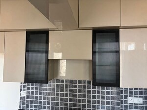 Kitchen in 3 BHK Apartment at Nilaya Greens, Raj Nagar Extension – for Rent