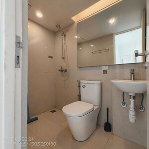 Bathroom in 1 BHK Apartment at Hiranandani Estate Solitaire C, Hiranandani Estate – for Rent
