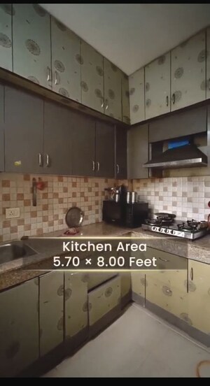 Kitchen in 2 BHK Apartment at SCC Sapphire, Raj Nagar Extension – for Sale
