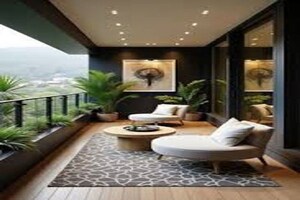 Balcony in 3 BHK Apartment at Bren Soho, Kanakapura Road – for Sale