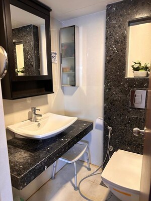 Washroom in 2 BHK Apartment at Bhagwati Greens, Kharghar – for Rent