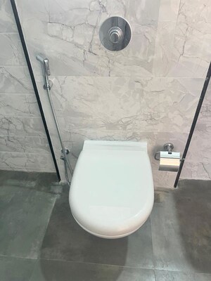 Bathroom in 3 BHK Apartment at Wakad – for Sale