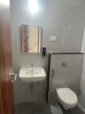 Bathroom in 3 BHK Apartment at Wakad – for Sale
