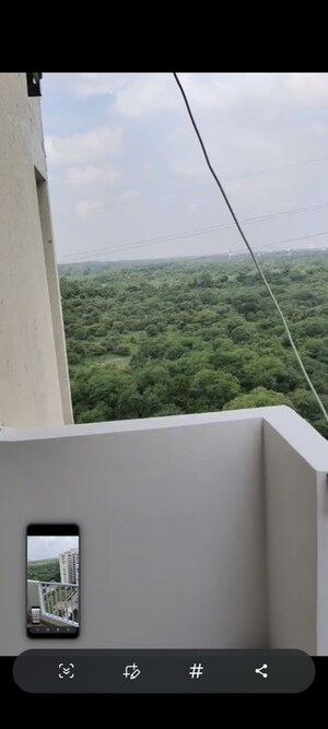 Balcony in 3.5 BHK Apartment at Rapti Apartment, Gomti Nagar – for Rent