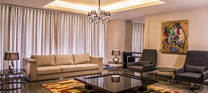 Living Room in 6 BHK Apartment at Salcon The Verandas, Sector 54 – for Rent