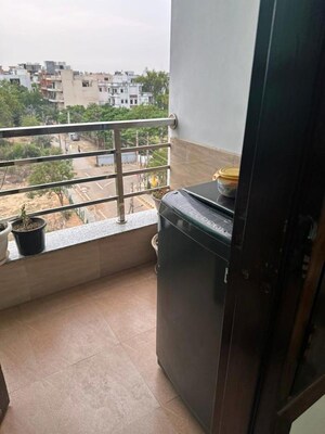 Balcony in 3 BHK Builder Floor at Sector 15 – for Rent