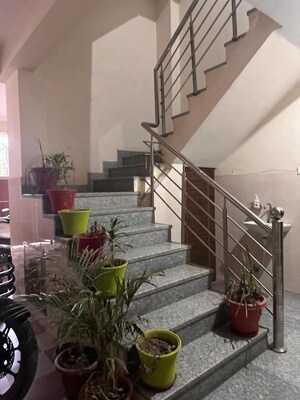Staircase in 3 BHK Builder Floor at Sector 15 – for Rent