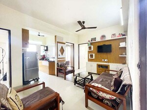 Living Room in 3 BHK Apartment at Vatva – for Sale