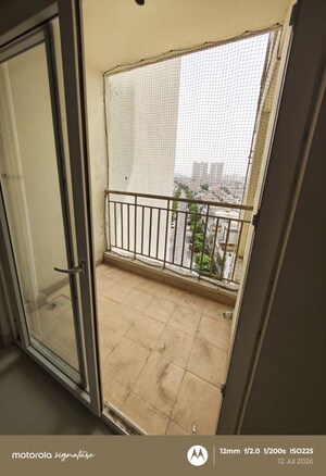 Balcony in 2 BHK Apartment at Paramount Golf Foreste Apartments, Zeta I Greater Noida – for Rent
