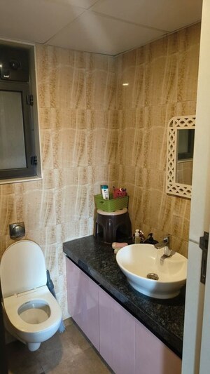 Bathroom in 2 BHK Apartment at Lodha Crown Quality Homes, Majiwada – for Rent