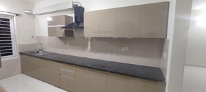 Kitchen in 3 BHK Apartment at Bhartiya City Nikoo Homes 4, Thanisandra Main Road – for Rent