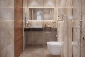 Bathroom in 2 BHK Apartment at NCC Signature Towers, Sholinganallur – for Sale