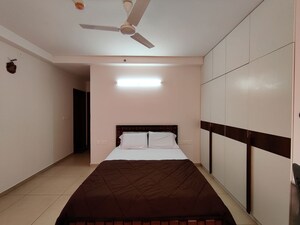 Bedroom in 2 BHK Apartment at Bhartiya Nikoo Homes Phase 2, Thanisandra Main Road – for Rent