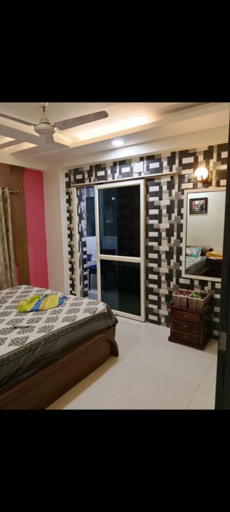 Bedroom, sangani-samarthya-residency 2 Bedroom 1300 Sq.Ft. Apartment In Chandkheda Ahmedabad 10612184