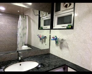 Attached Bathroom in 3 BHK Apartment at Ajmera Stone Park, Electronic City Phase I – for Rent
